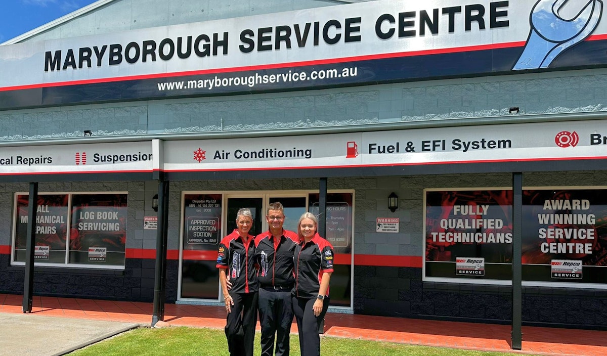 Business owners Maryboriugh Service Centre